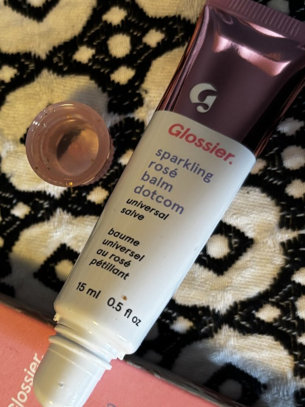 Glossier Balm Dot Com Sparkling Rose